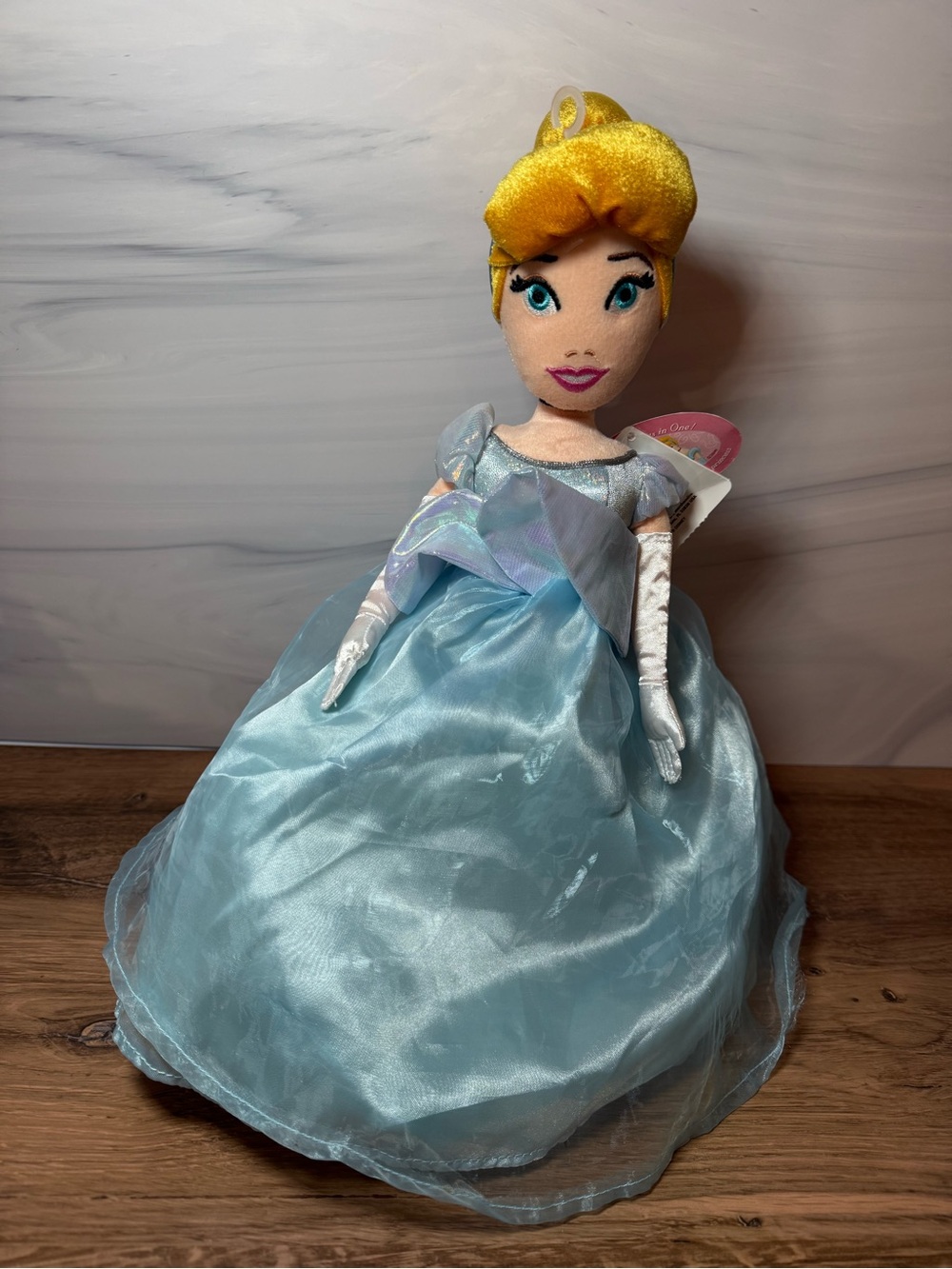 Disney Princess Flip Plush NWT